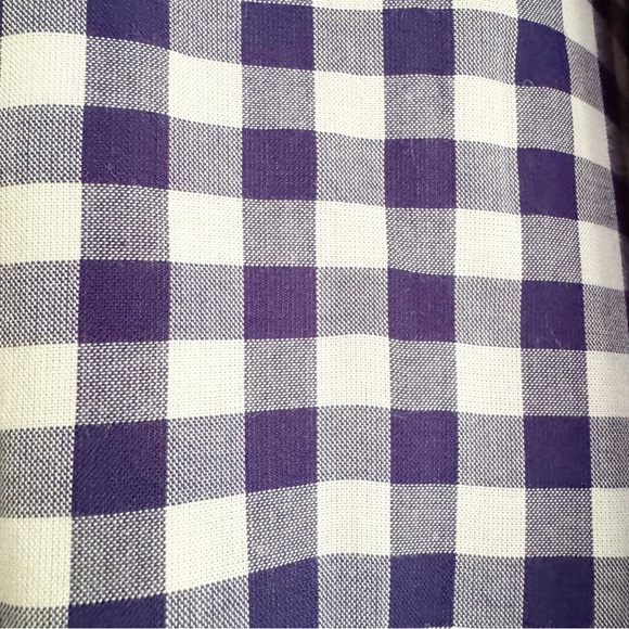NWT L’Academie Revolve Blue Gingham Circle Skirt Size M - Picture 10 of 11